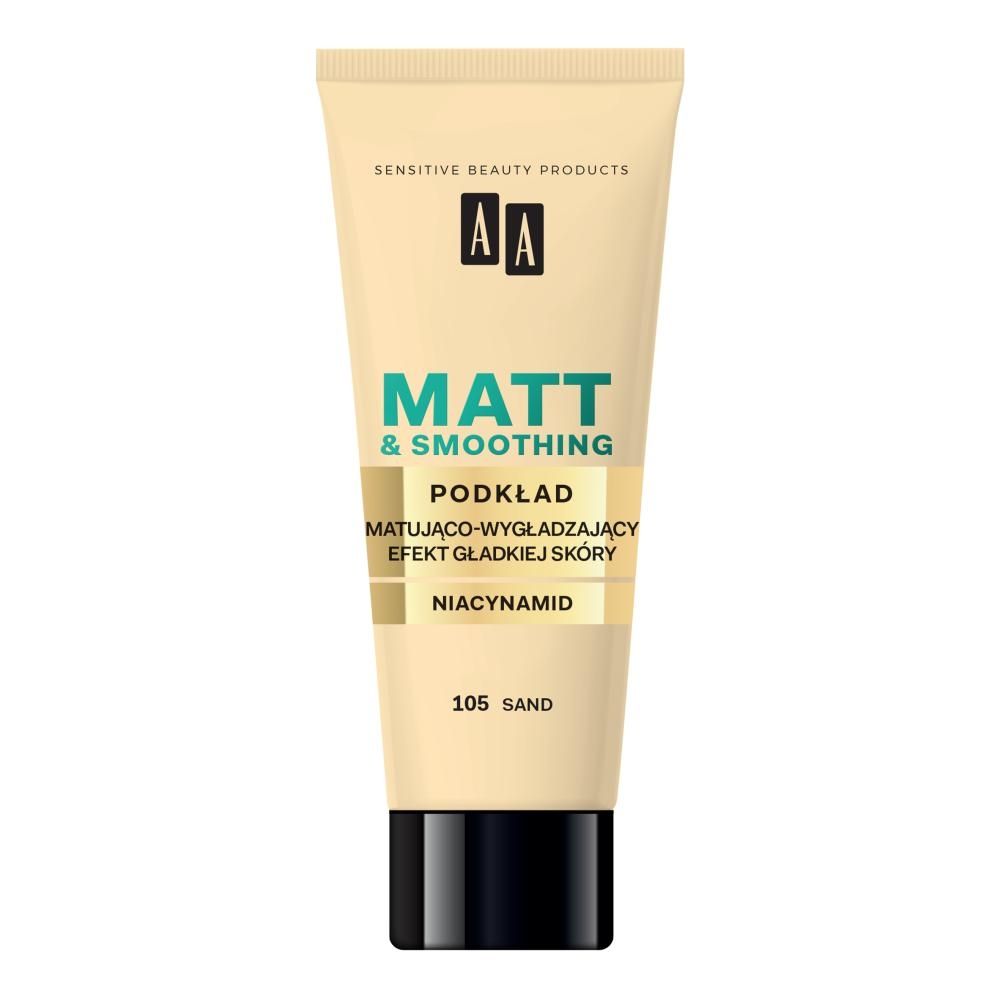 AA Make Up Matt Podkład matująco wygładzający 105 Sand 30 ml