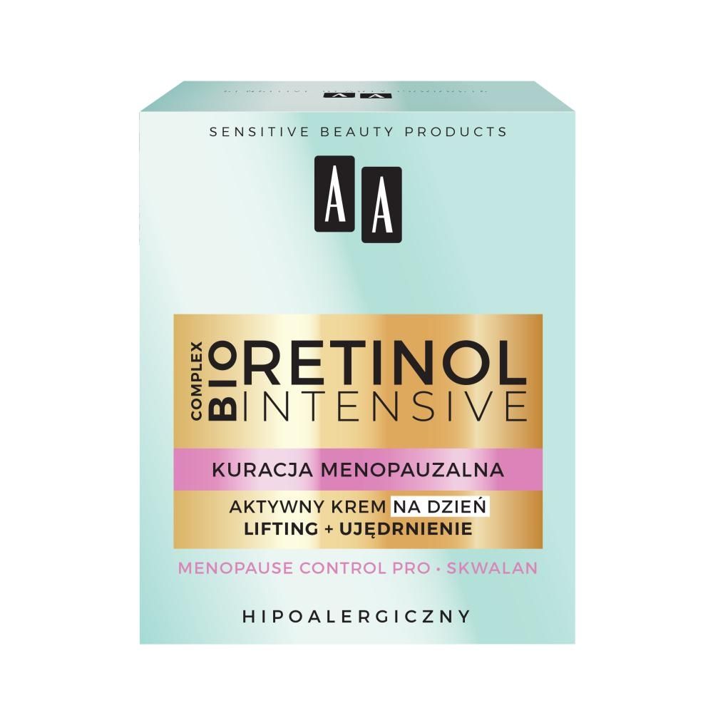 AA Retinol Intensive Kuracja Menopauzalna krem aktywny na dzień lifting + ujędrnienie 50 ml