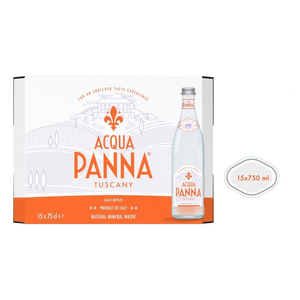 Acqua Panna Naturalna woda mineralna niegazowana 11,25 l (15 x 750 ml)