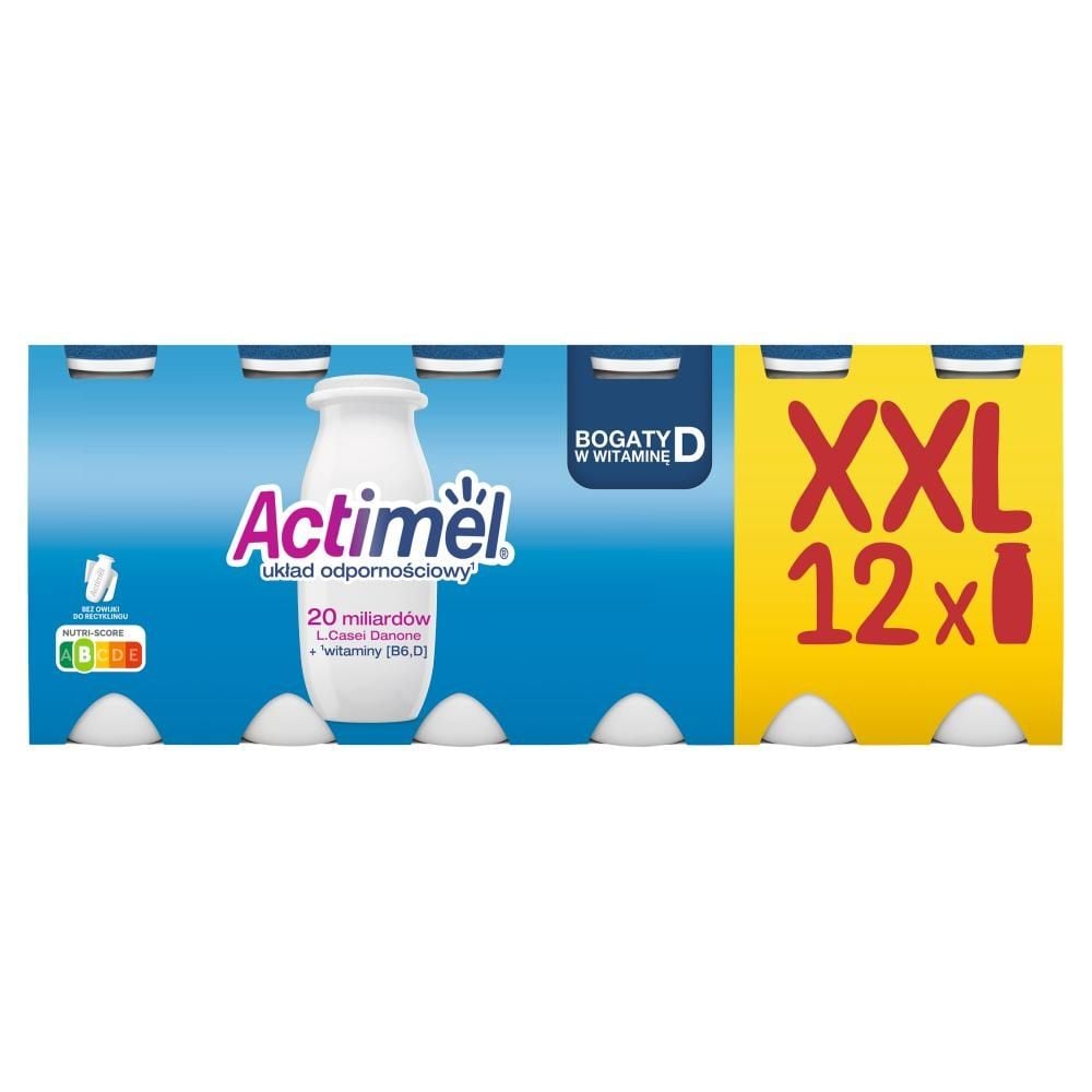 Actimel Napój jogurtowy o smaku klasycznym 1,2 kg (12 x 100 g)