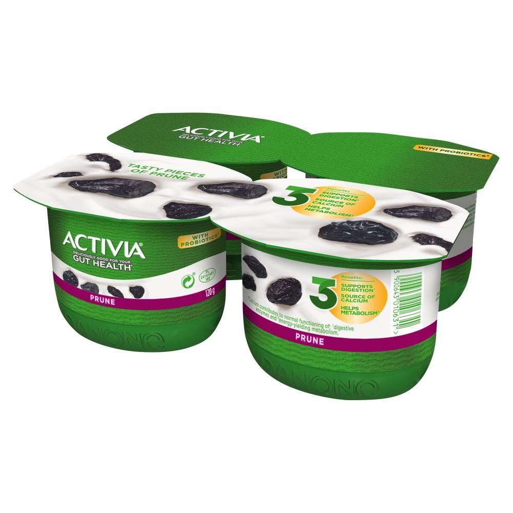 Activia Jogurt z suszonymi śliwkami 480 g (4 x 120 g)