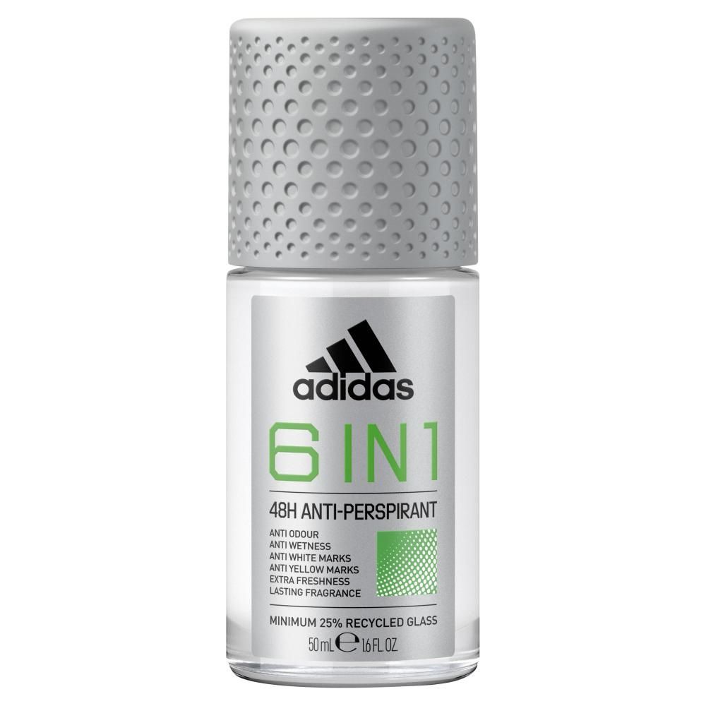 Adidas 6 in 1 Antyperspirant w kulce 50 ml