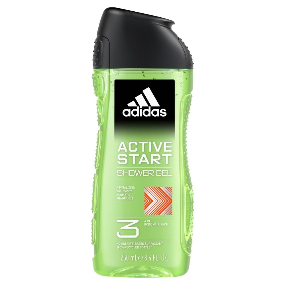 Adidas Active Start Rewitalizujący żel do mycia 3w1 250 ml