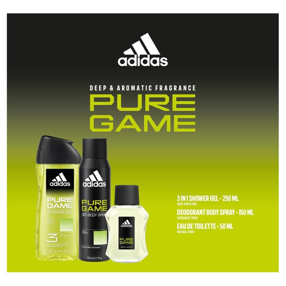 Adidas Pure Game Zestaw kosmetyków