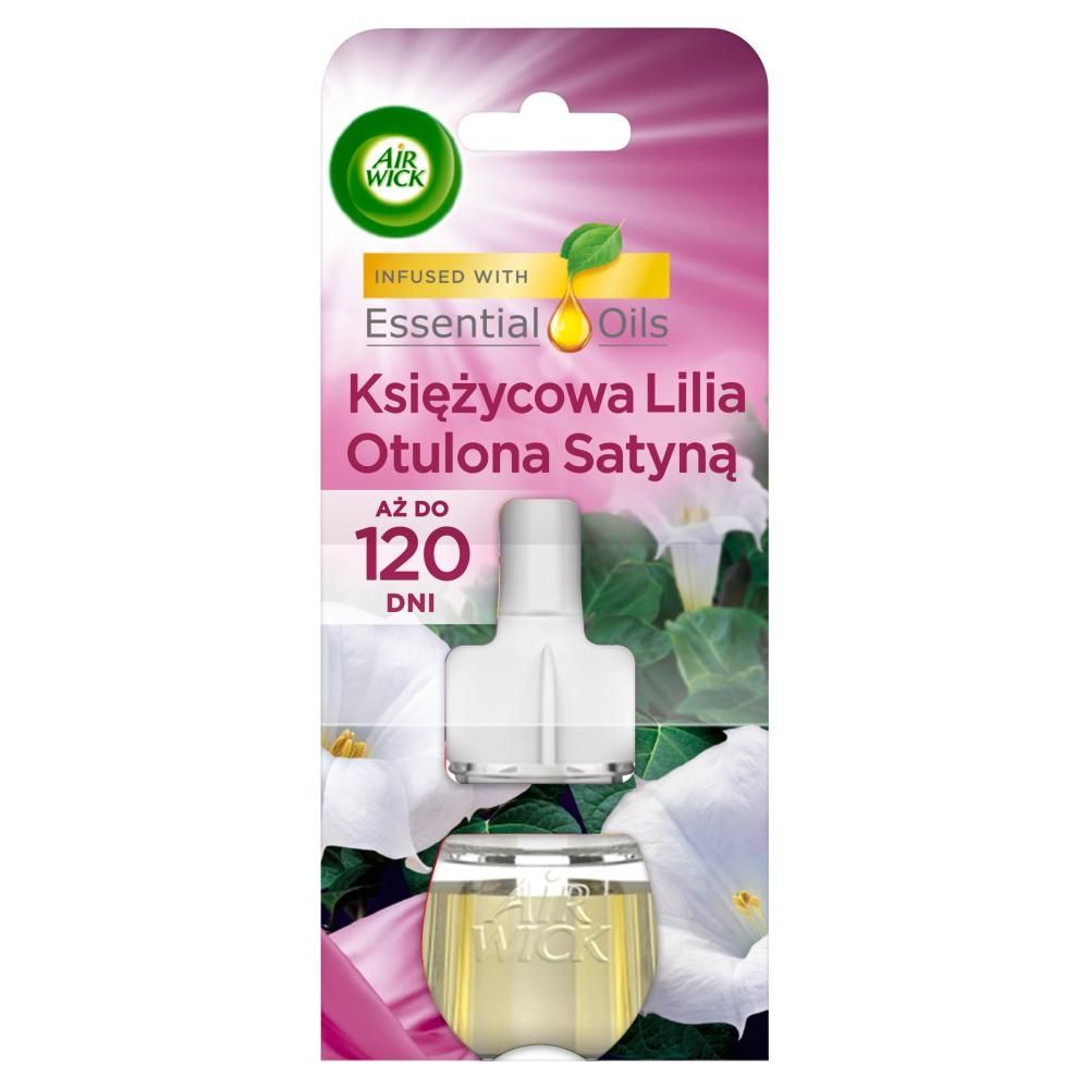 Air Wick Essential Oils Wkład zapachowy księżycowa lilia otulona satyną 19 ml