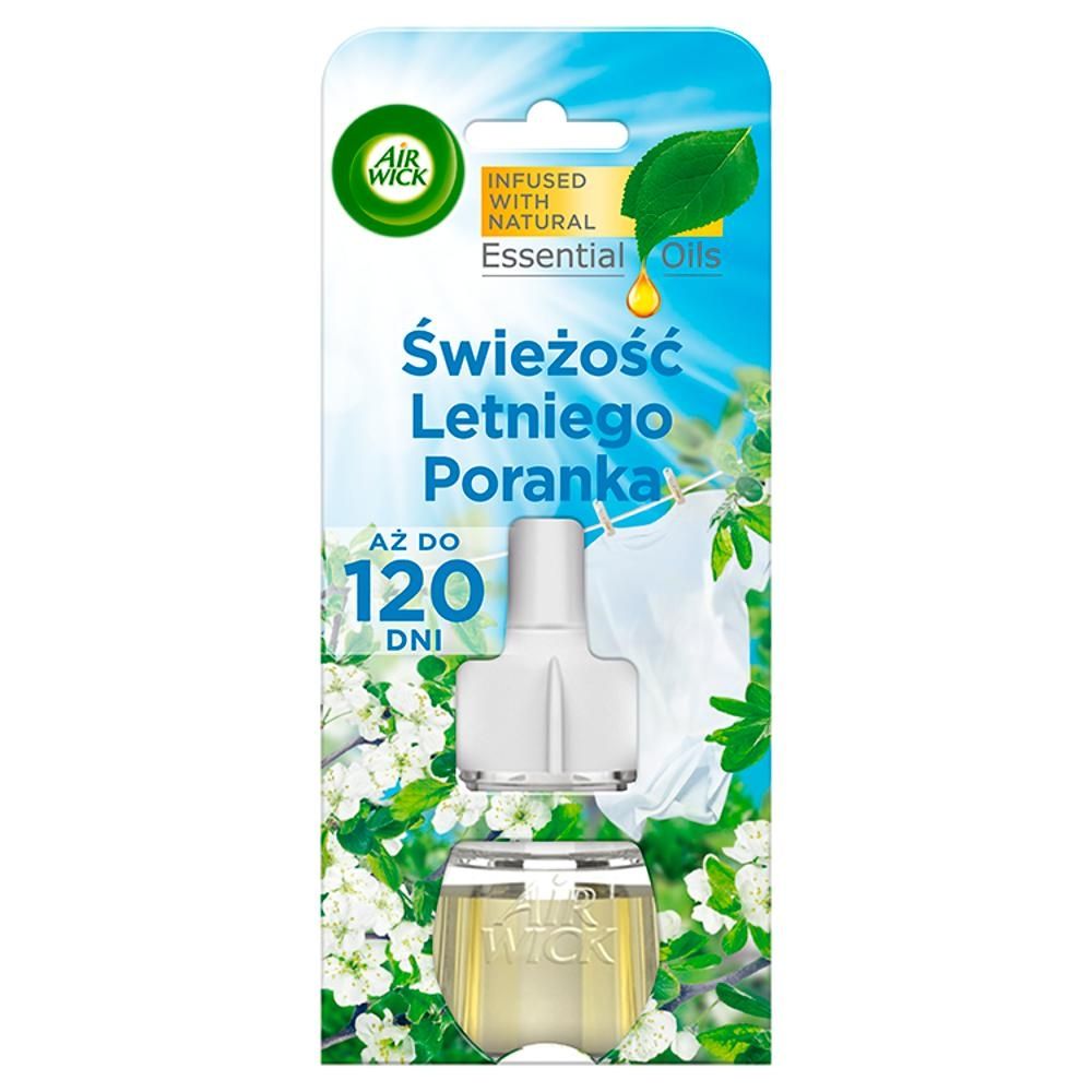 Air Wick Essential Oils Wkład do elektrycznego odświeżacza świeżość letniego poranka 19 ml