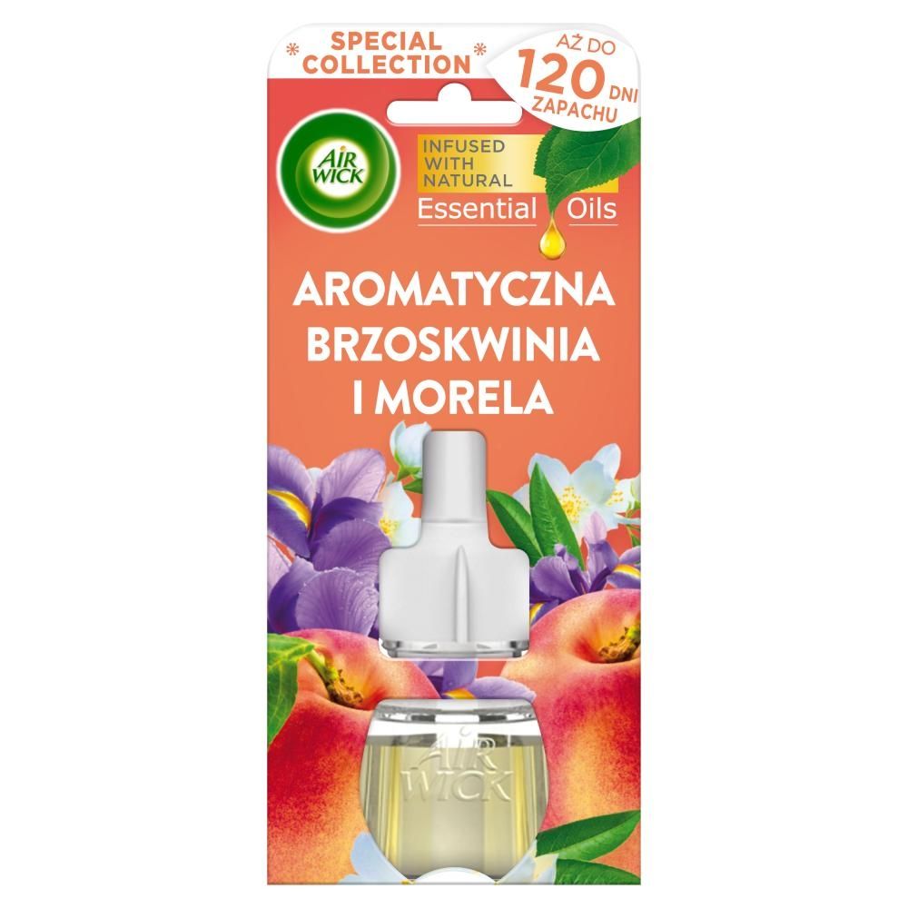 Air Wick Essential Oils Wkład zapachowy aromatyczna brzoskwinia i morela 19 ml