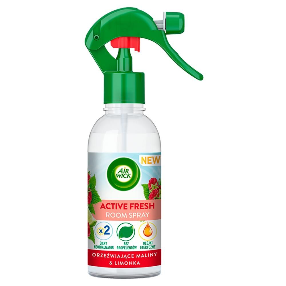 Air Wick Spray neutralizujący nieprzyjemne zapachy orzeźwiające maliny & limonka 237 ml