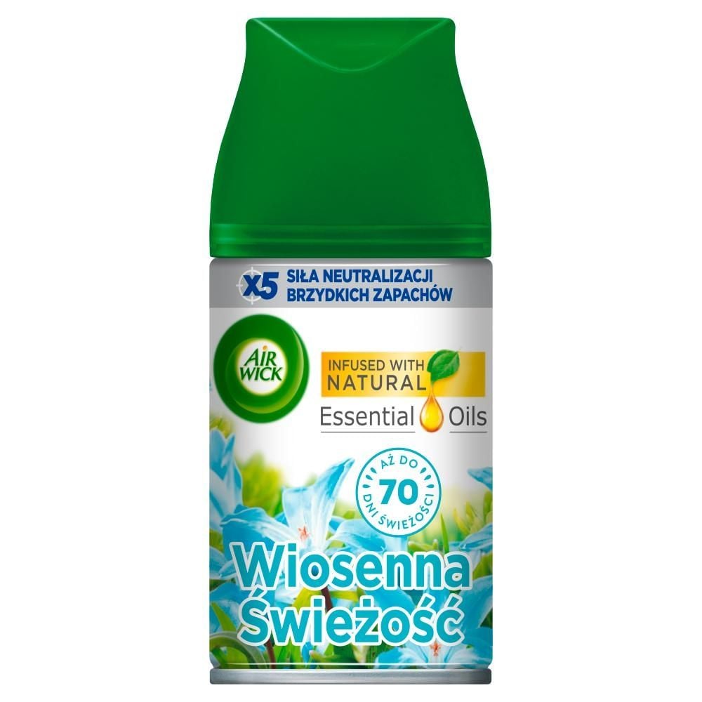 Air Wick Essential Oils Automatyczny odświeżacz powietrza wiosenna świeżość 250 ml