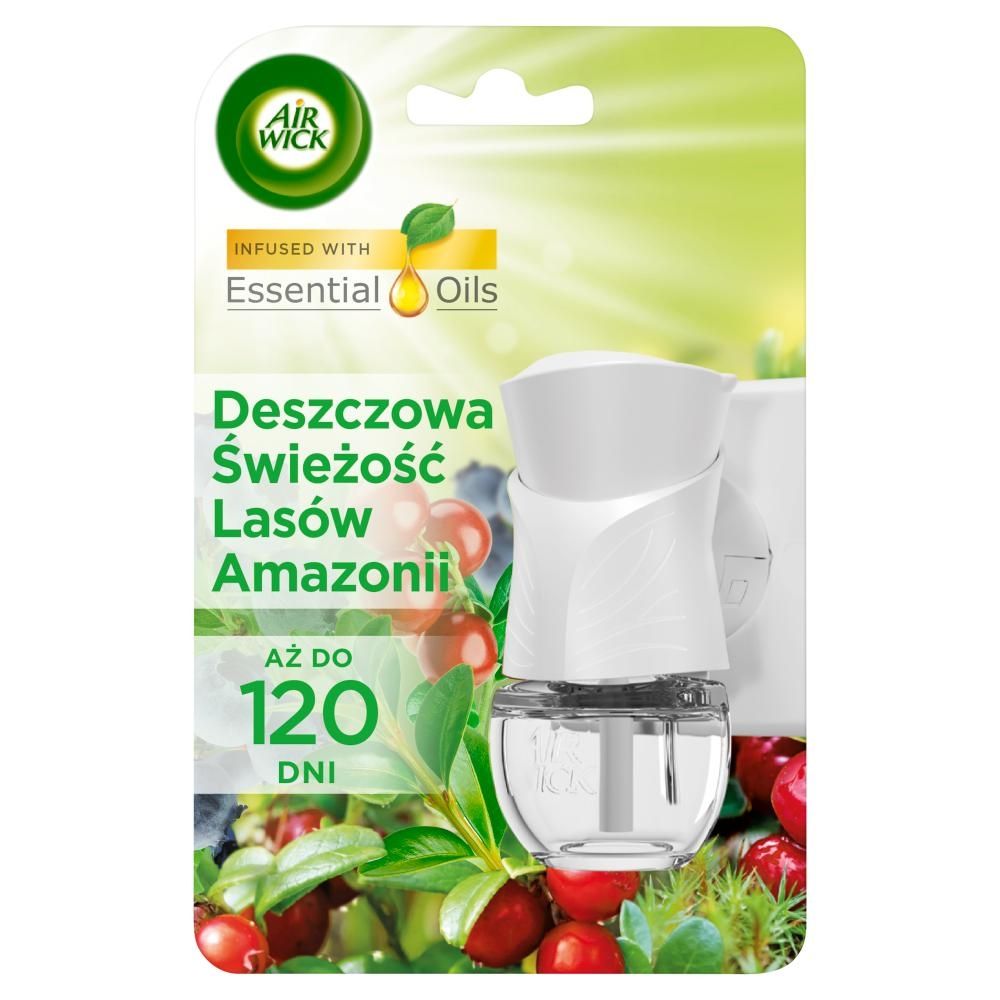 Air Wick Wtyczka elektryczna i wkład zapachowy deszczowa świeżość lasów Amazonii 19 ml