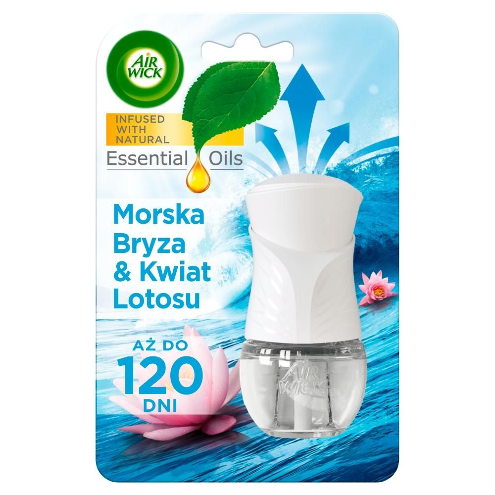 Air Wick Wtyczka elektryczna i wkład zapachowy morska bryza & kwiat lotosu 19 ml