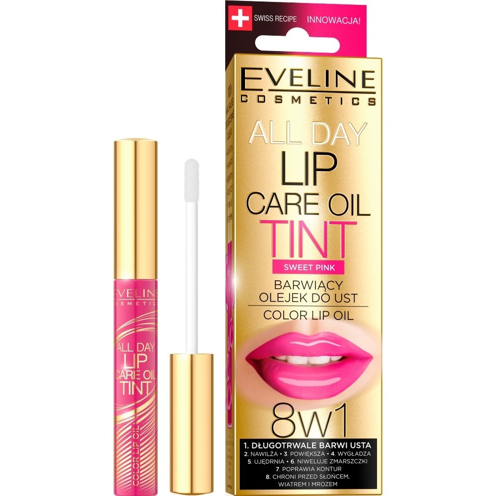 All Day Lip Care Oil Tint Barwiący olejek do ust, 05 sweet pink