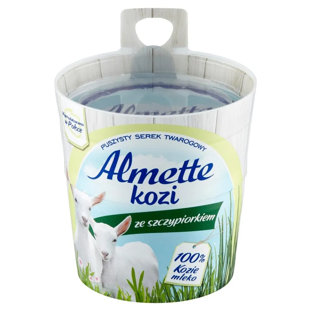 Almette Kozi Puszysty serek twarogowy ze szczypiorkiem 135 g