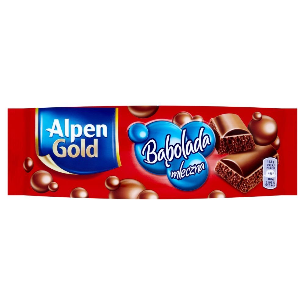 Alpen Gold Bąbolada mleczna Czekolada 80 g