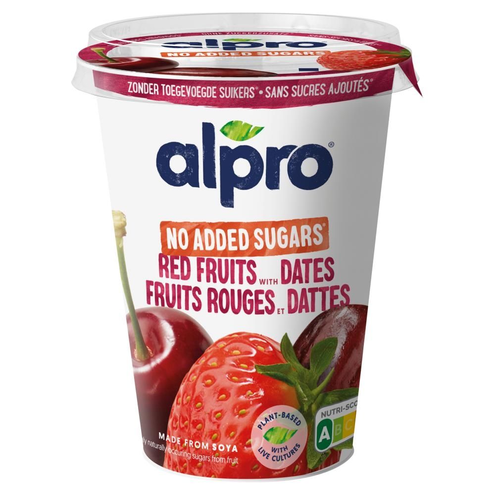 Alpro Produkt sojowy daktyle-wiśnia-truskawka 400 g