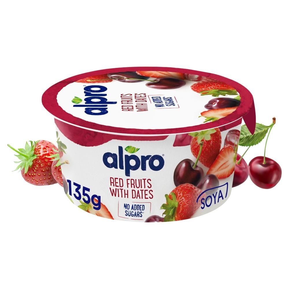 Alpro Produkt sojowy truskawka-wiśnia-daktyle 135 g