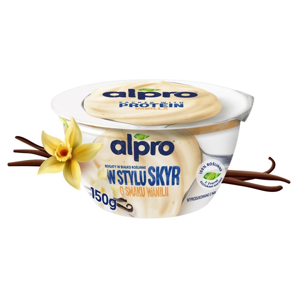 Alpro Produkt sojowy w stylu skyr o smaku wanilii 150 g