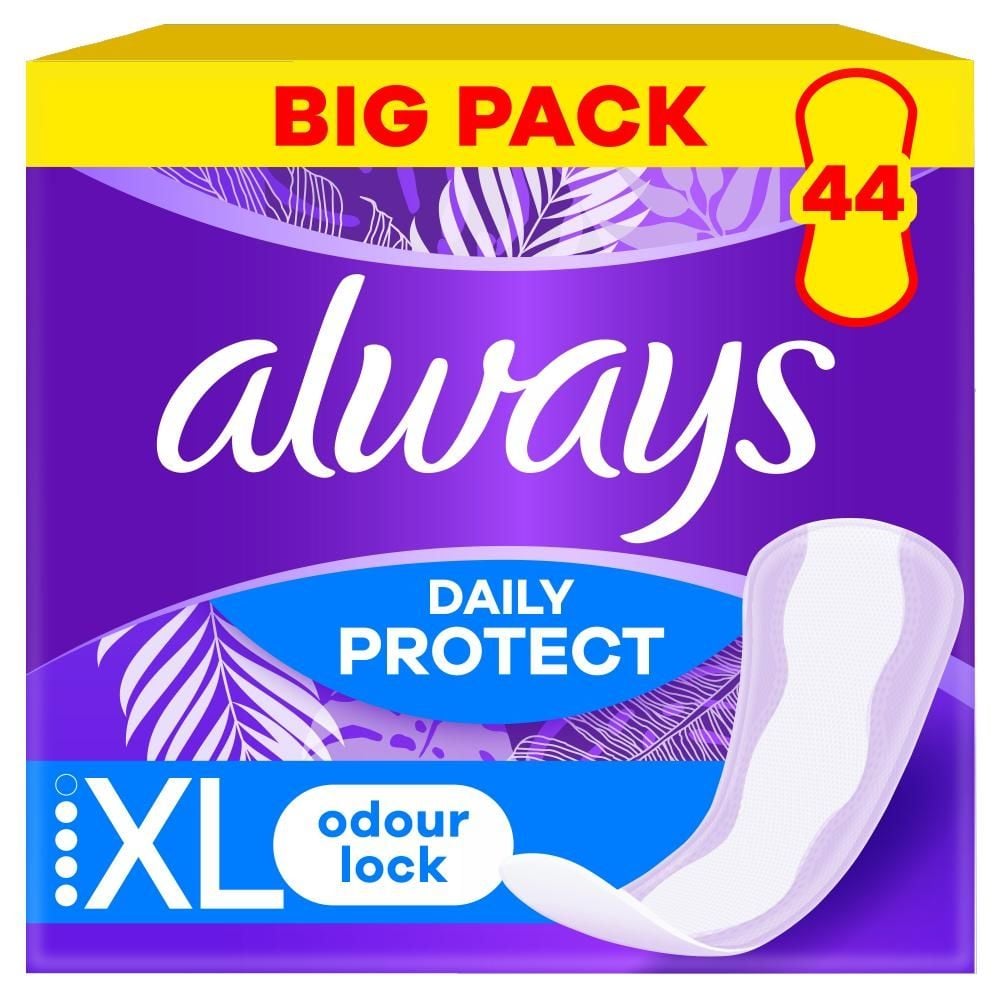 Always Dailies Extra Protect Long Plus Wkładki higieniczne, 44 sztuk