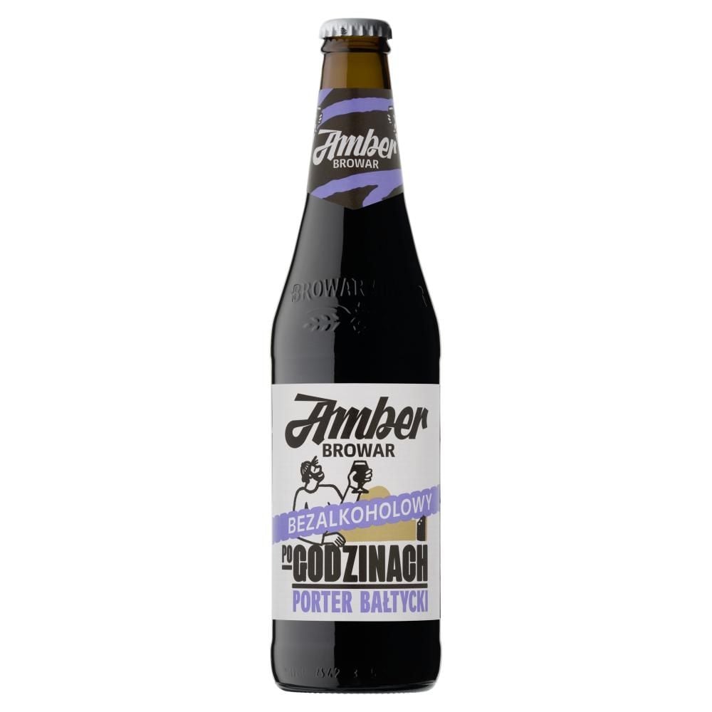 Amber Po Godzinach Bezalkoholowy Porter Bałtycki Piwo ciemne 500 ml