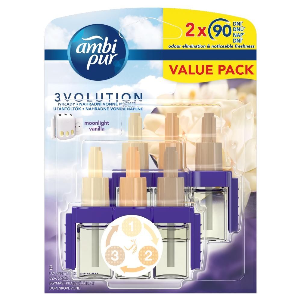 Ambi Pur 3Volution Wkład do elektrycznego odświeżacza powietrza Moonlight Vanilla 40 ml