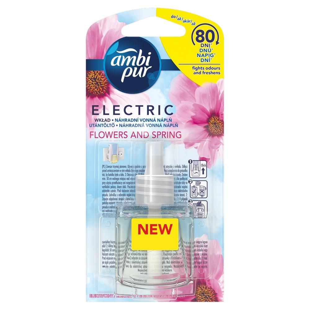 Ambi Pur Flowers & Spring Wkład do elektrycznego odświeżacza powietrza 20ml