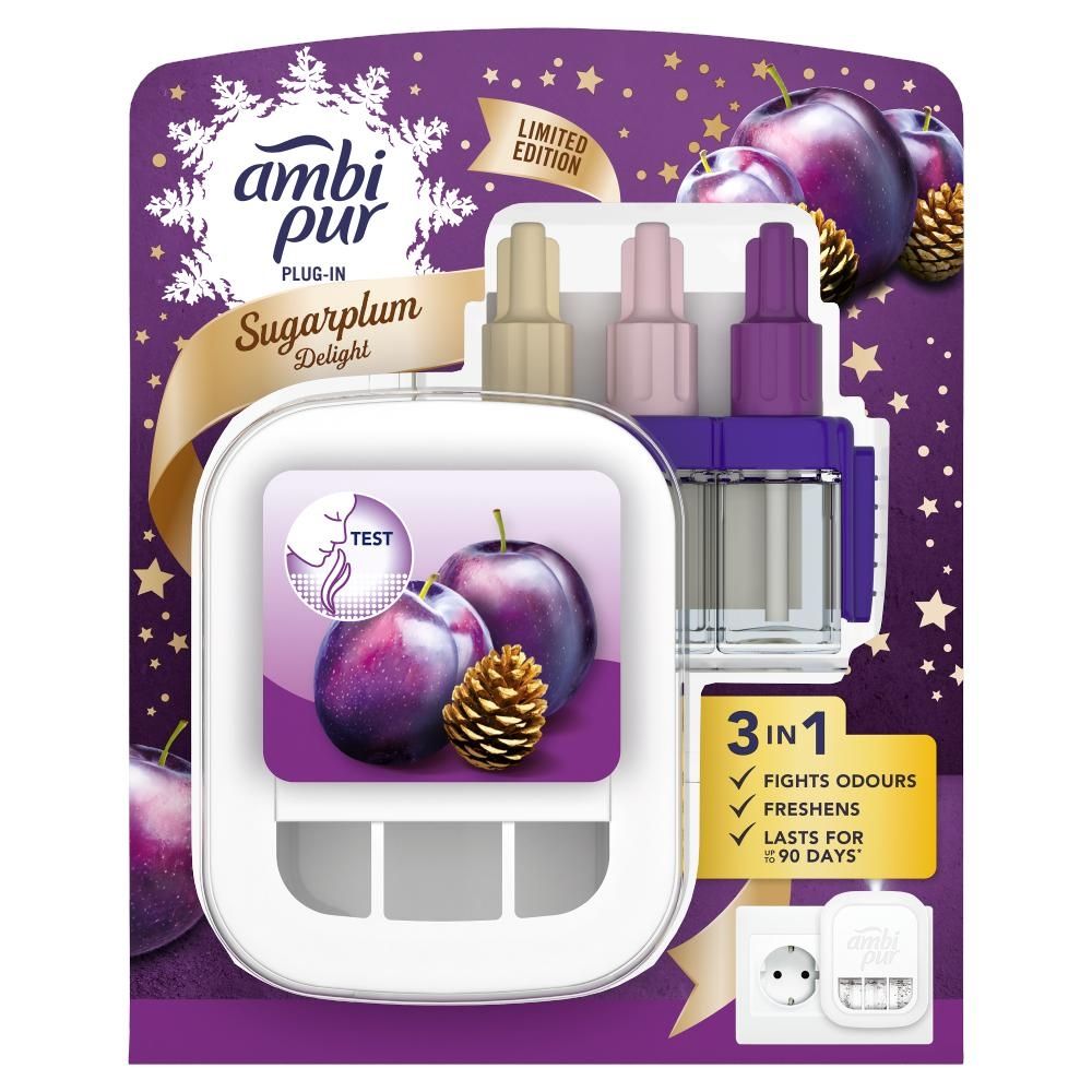 Ambi Pur Sugarplum Delight 3Volution Wkład wymienny do odświeżacza powietrza20 ml