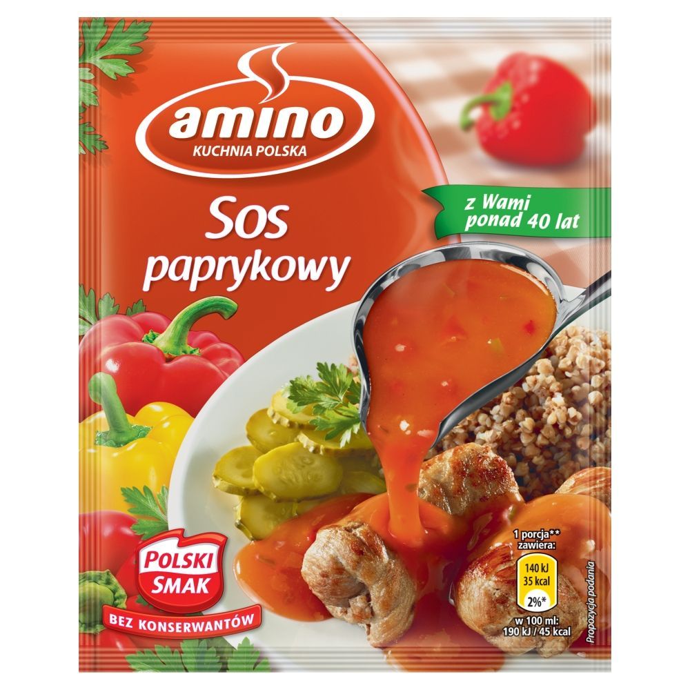 Amino Sos paprykowy 43 g