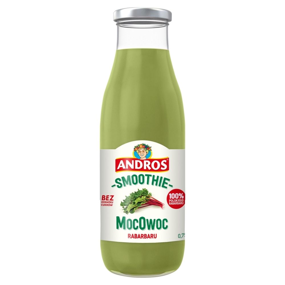 Andros MocOwoc Smoothie rabarbar 0,75 l