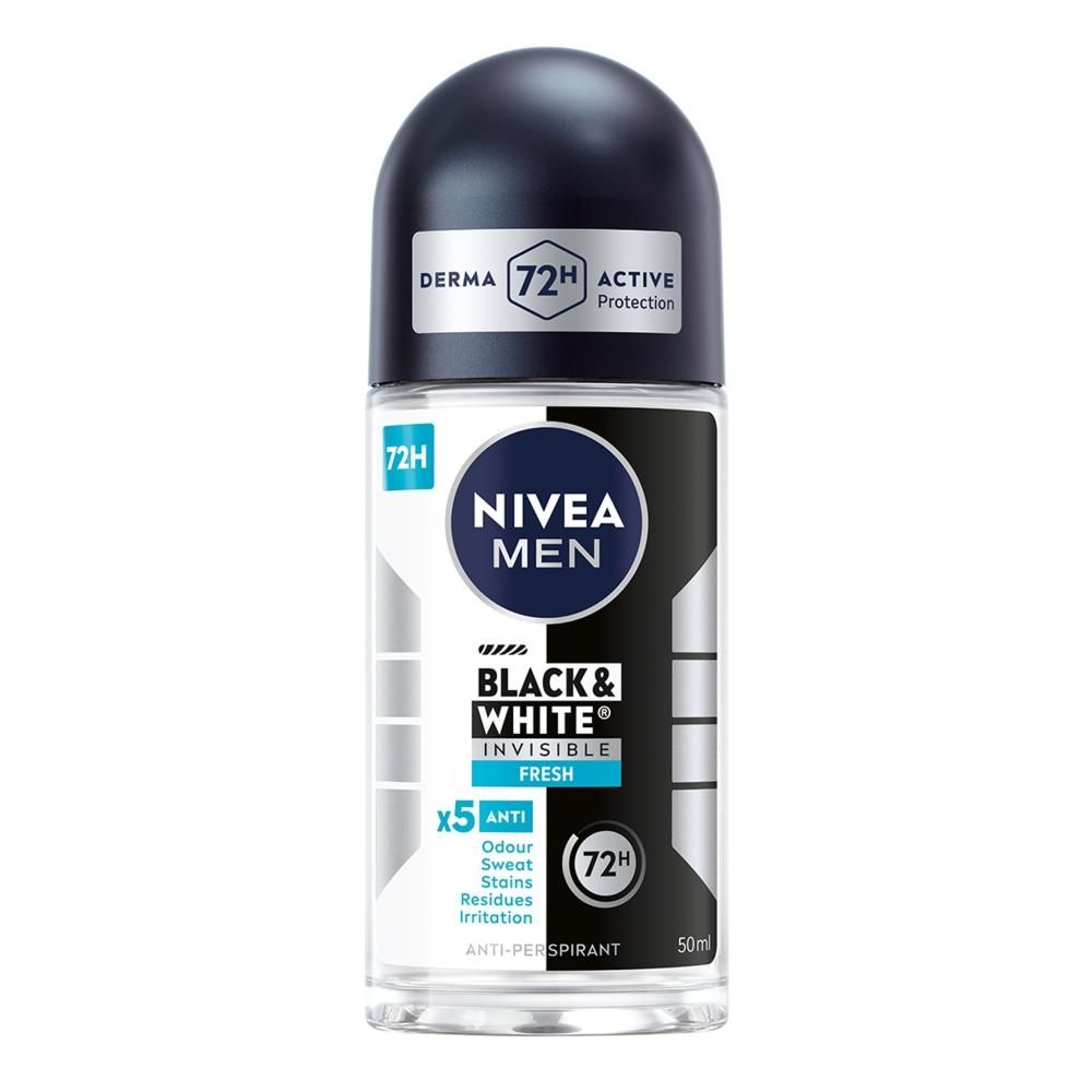 Nivea MEN Black&White Invisible Fresh Antyperspirant w kulce 50 ml