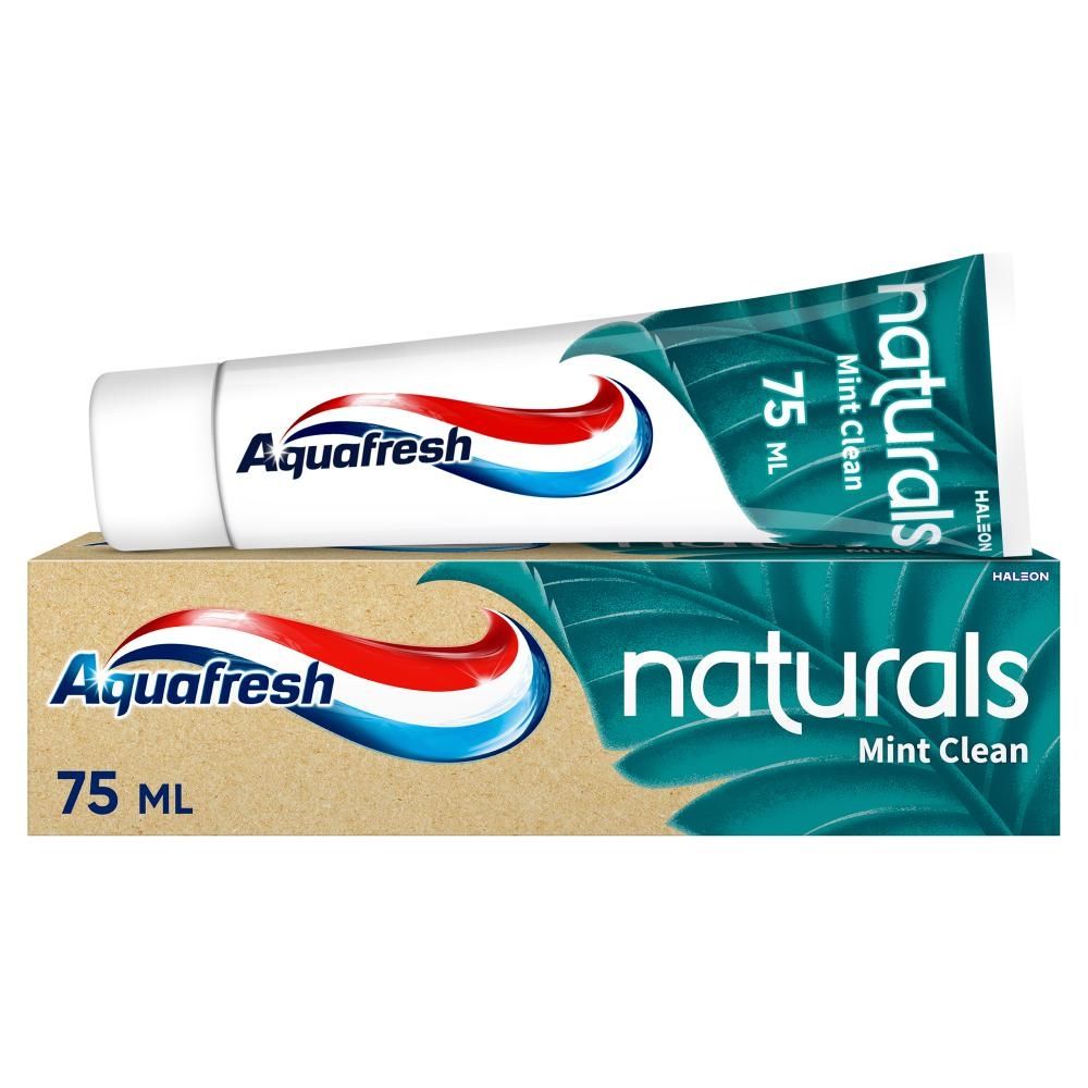 Aquafresh Naturals Mint Clean Pasta do zębów z fluorkiem 75 ml