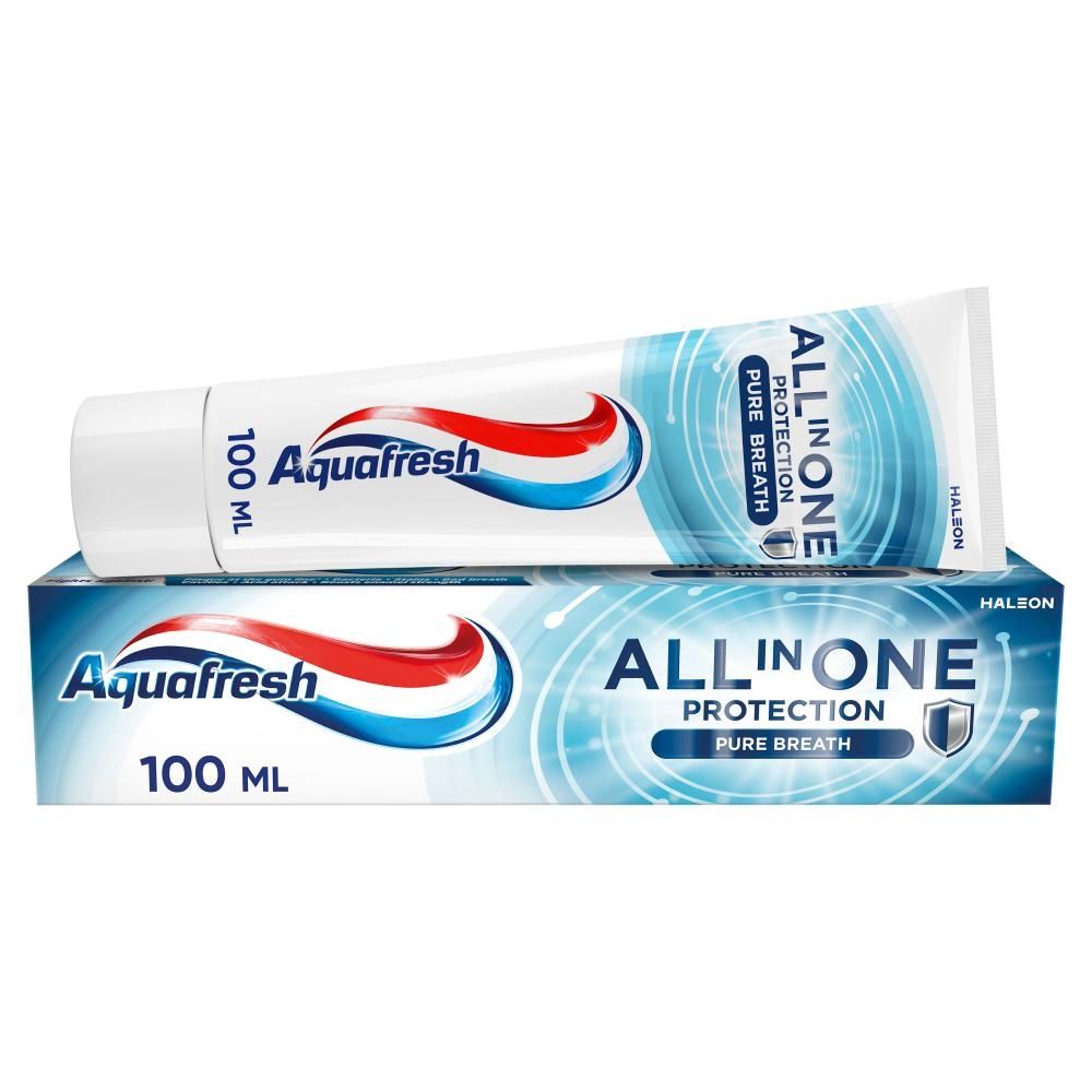 Aquafresh Pure Breath All in One Protection Pasta do zębów z fluorkiem 100 ml