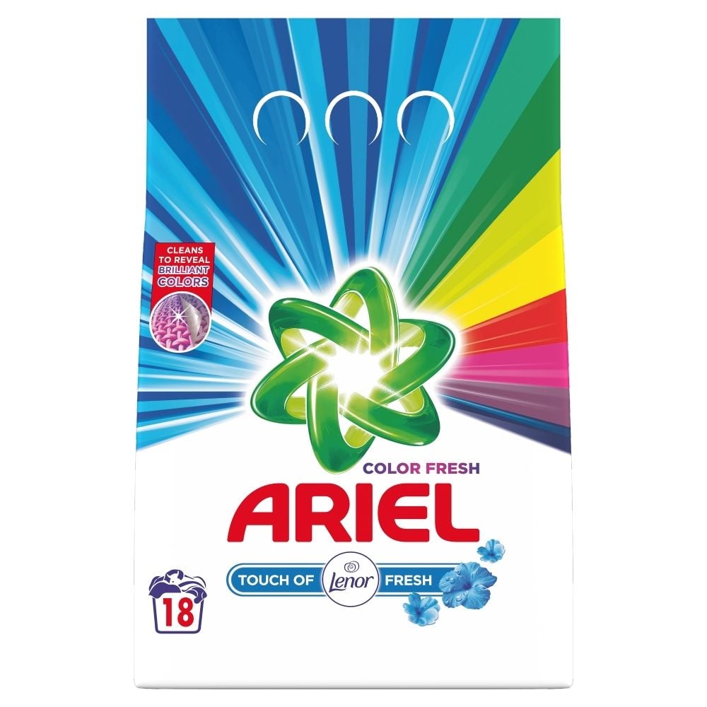 Ariel Touch of Lenor Fresh Color Proszek do prania, 1.35kg, 18 prań