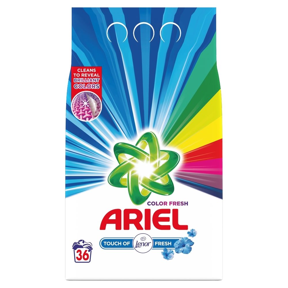 Ariel Touch of Lenor Fresh Color Proszek do prania, 2.7kg, 36 prań