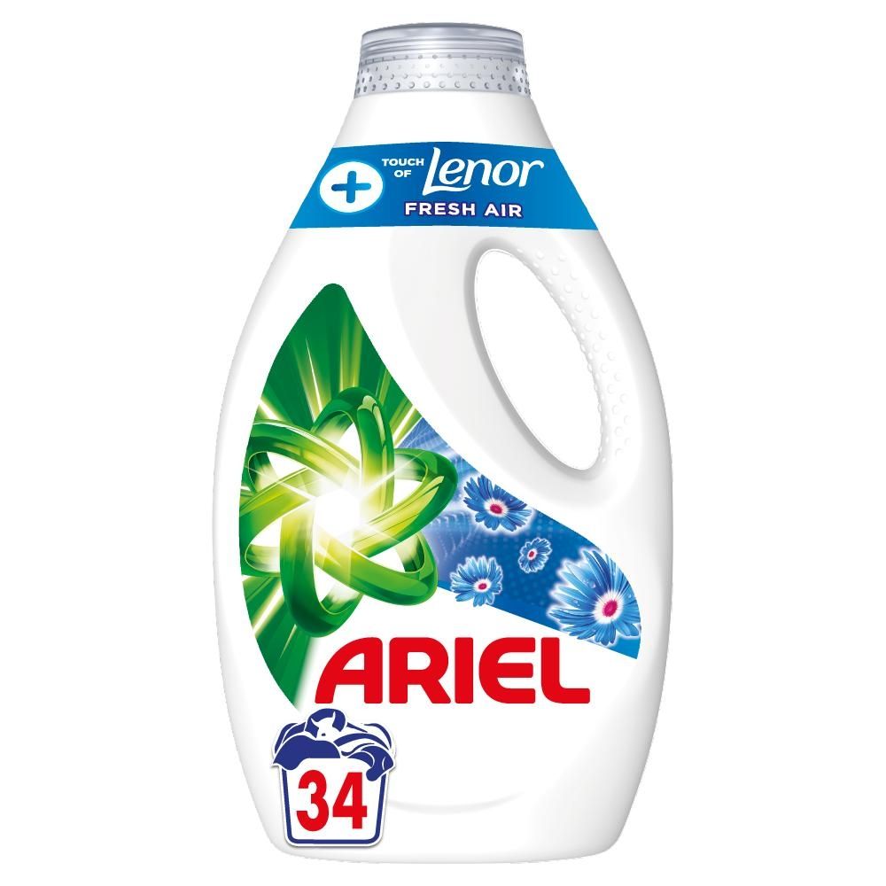 Ariel Washing Liquid, 34 Washes, +Touch Of Lenor Fresh Air