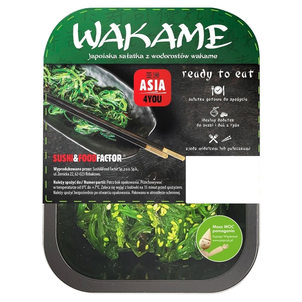 Asia4You Japońska sałatka z wodorostów wakame 100 g