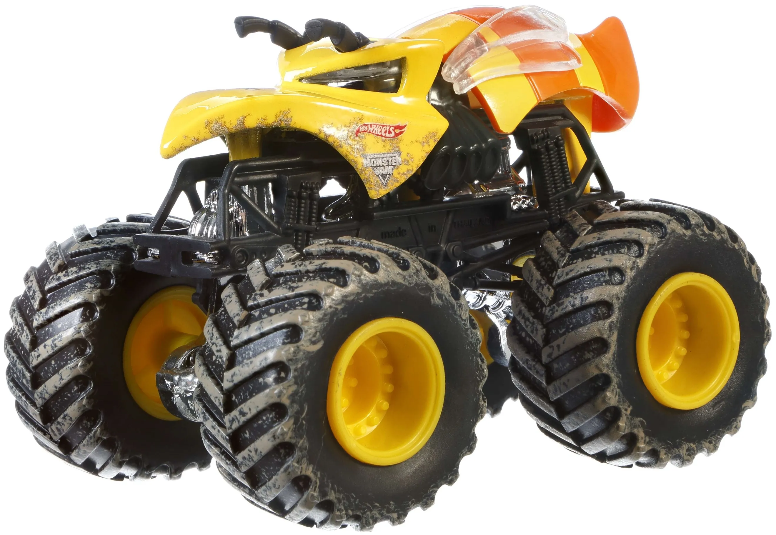 Auto terenowe HOT WHEELS Monster Jam Superterenówka Ast. Żółto-czarny BHP37