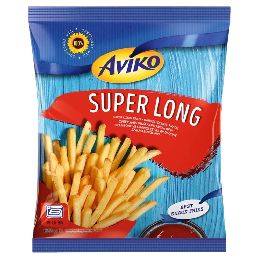 Aviko Super Long Bardzo długie frytki 600 g Zakupy online z dostawą