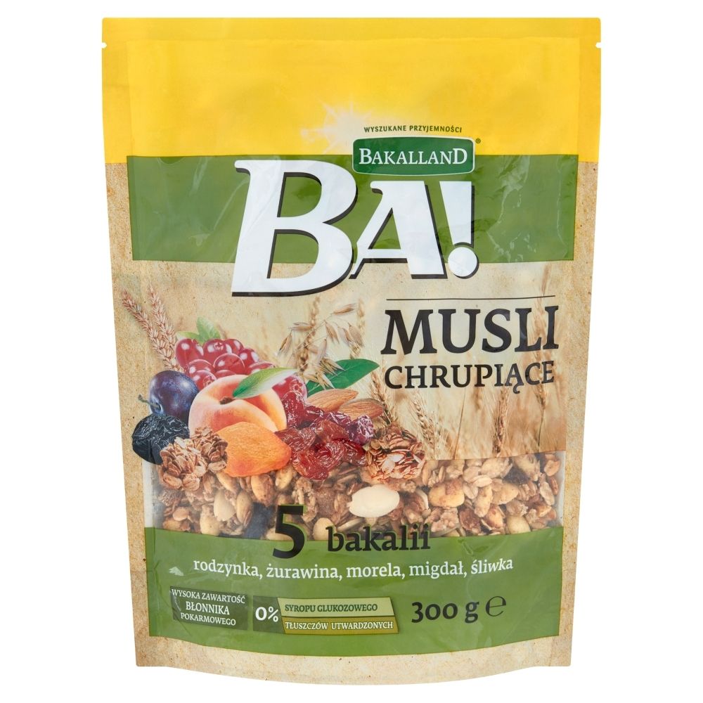 Bakalland Ba! Musli chrupiące 5 bakalii 300 g