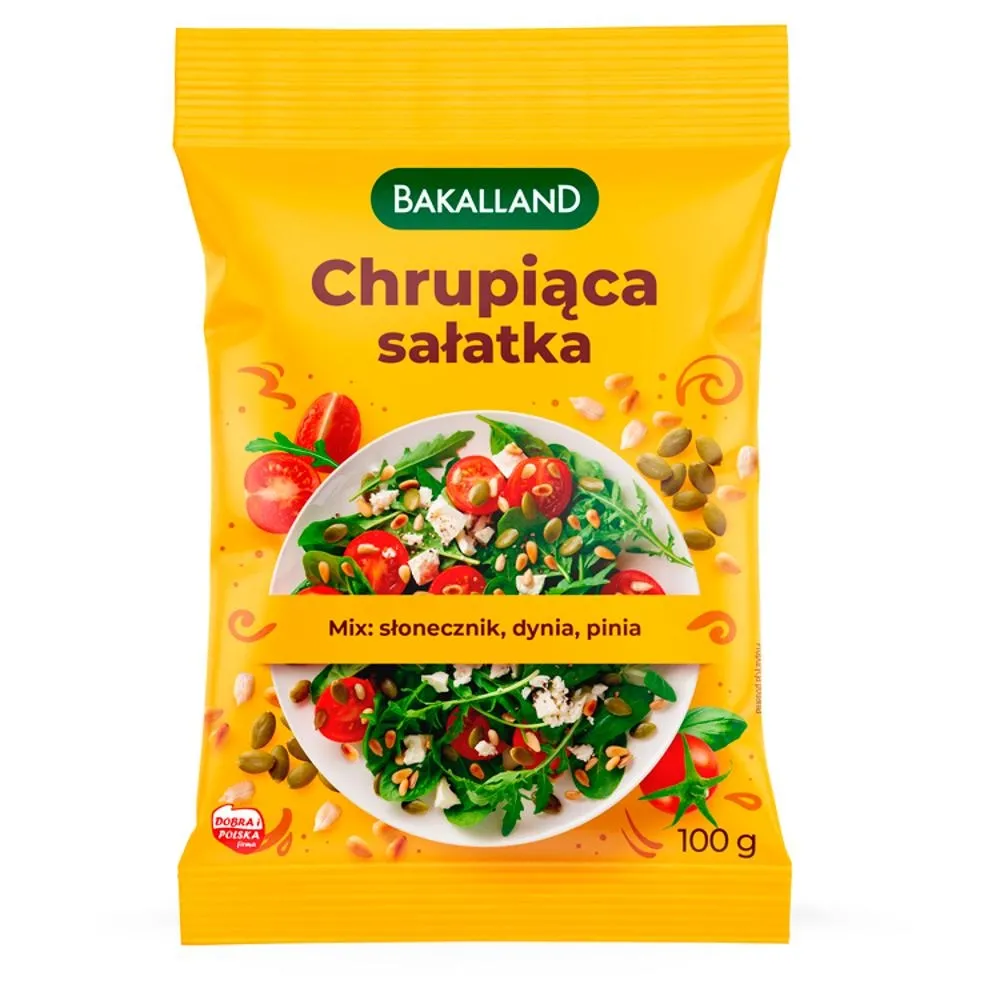 Bakalland Chrupiąca sałatka mix słonecznik dynia pinia 100 g