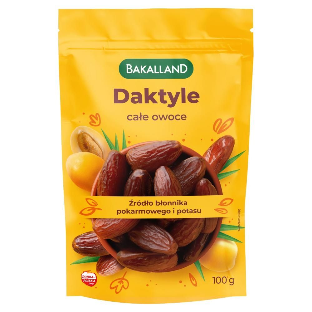 Bakalland Daktyle całe owoce 100 g