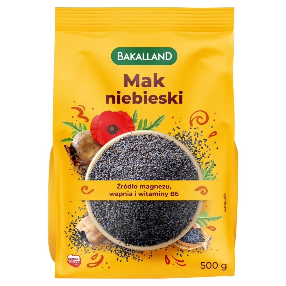 Bakalland Mak Mielony Parzony 500g