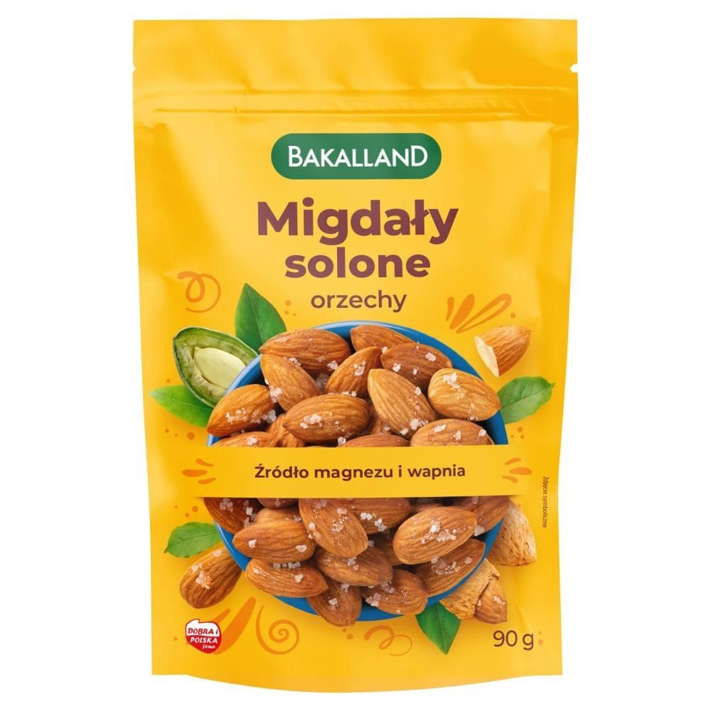 Bakalland Migdały solone orzechy 90 g