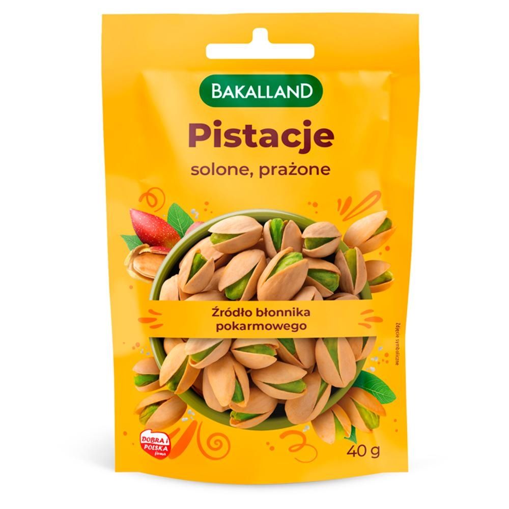 Bakalland Pistacje solone prażone 40 g