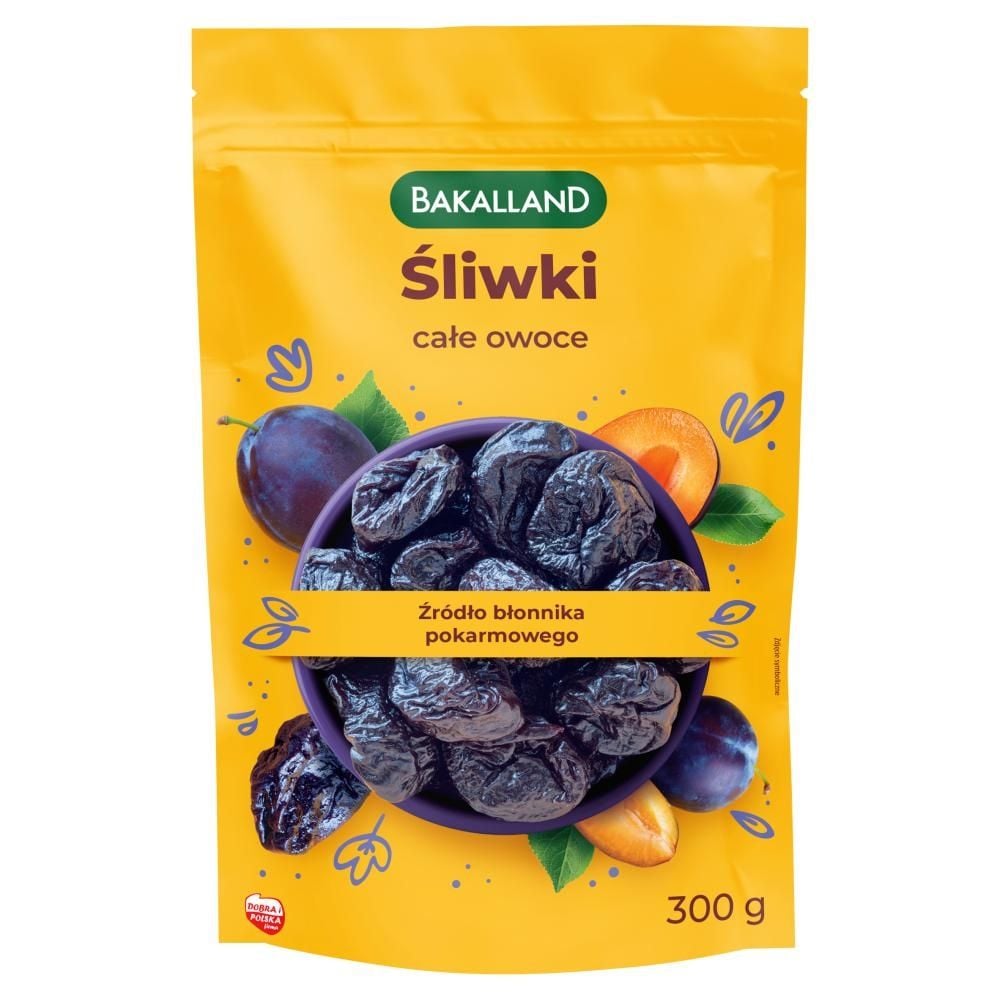 Bakalland Śliwki całe owoce 300 g