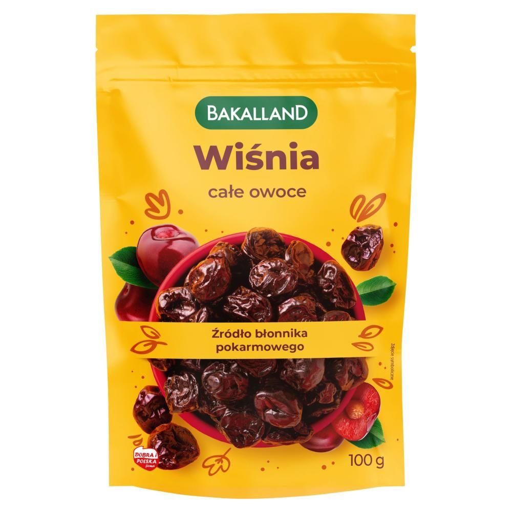 Bakalland Wiśnia całe owoce 100 g