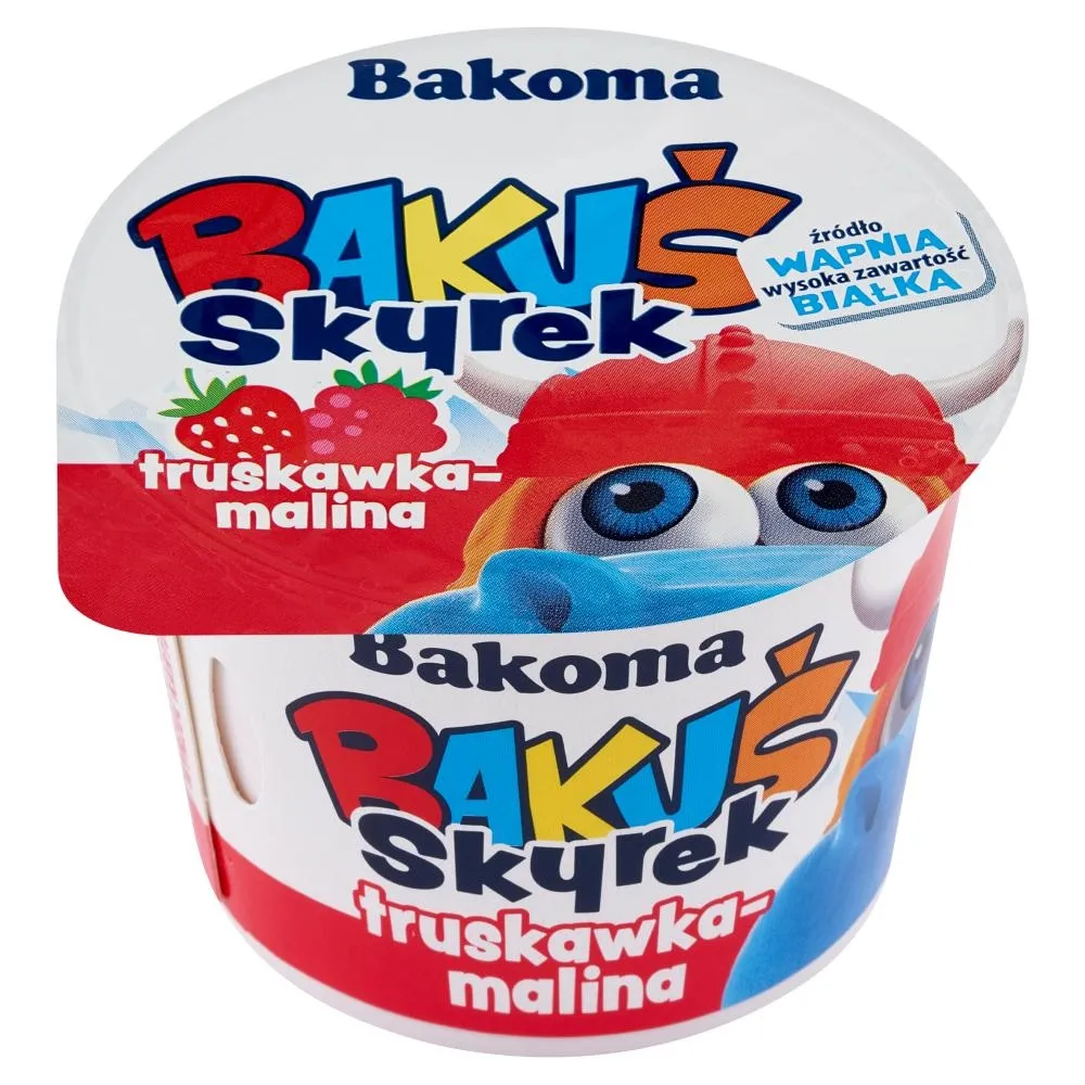 Bakoma Bakuś Skyrek truskawka-malina 100 g