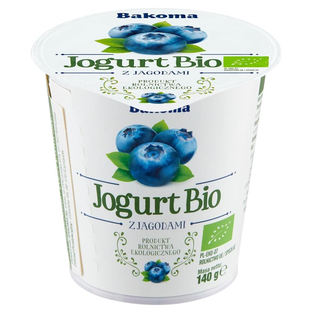 Bakoma Jogurt Bio z jagodami 140 g