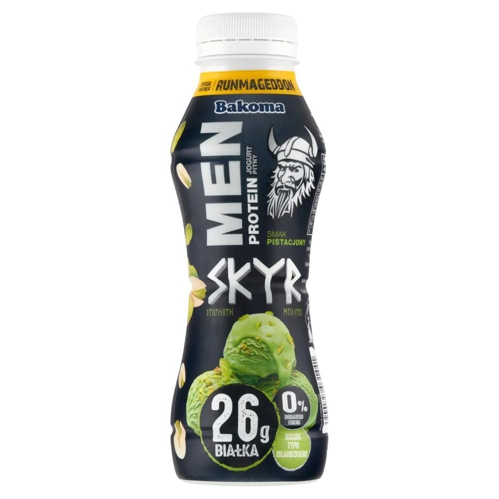 Bakoma Men Jogurt pitny skyr smak pistacjowy 300 g