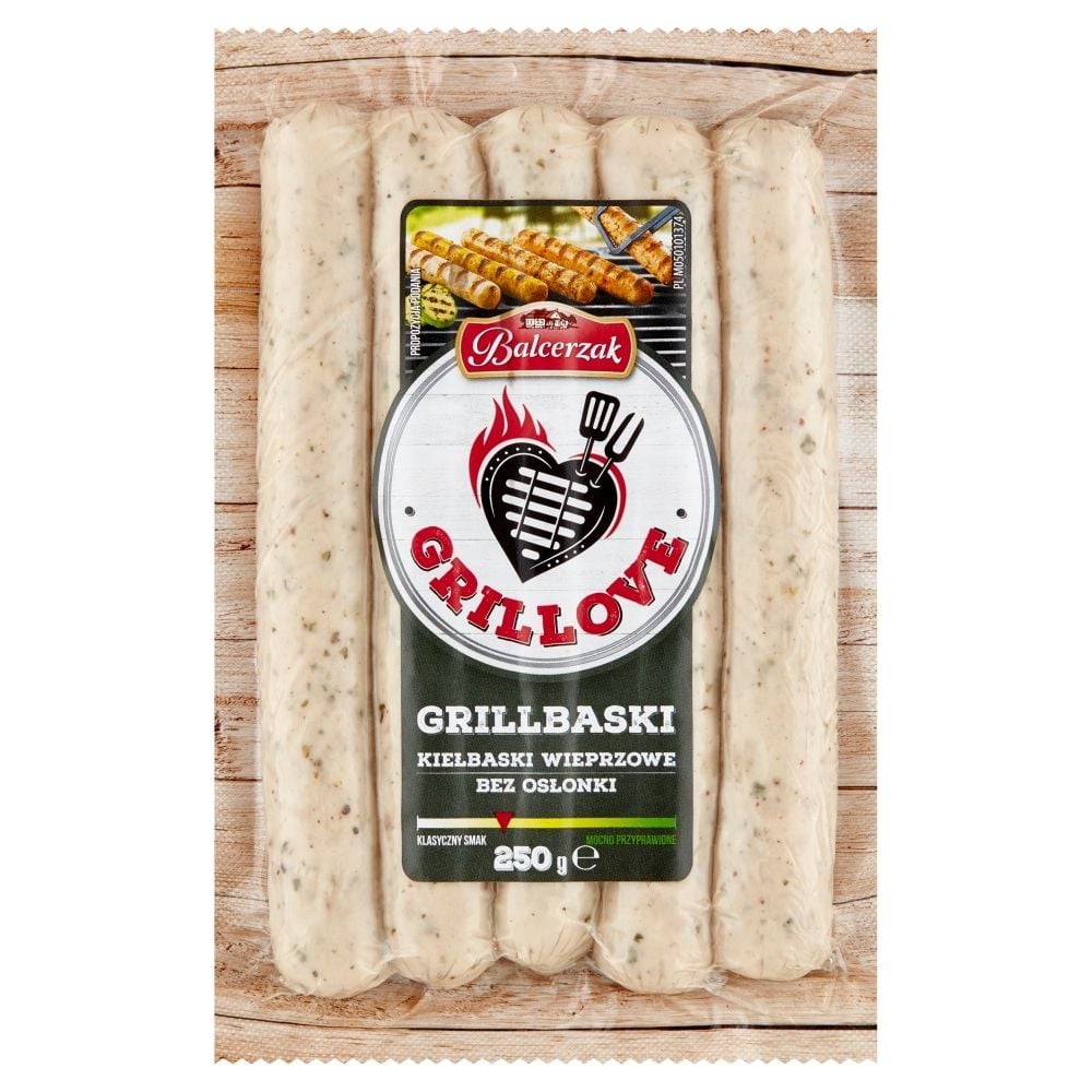 Balcerzak Grillove Grillbaski Kiełbaski wieprzowe 250 g