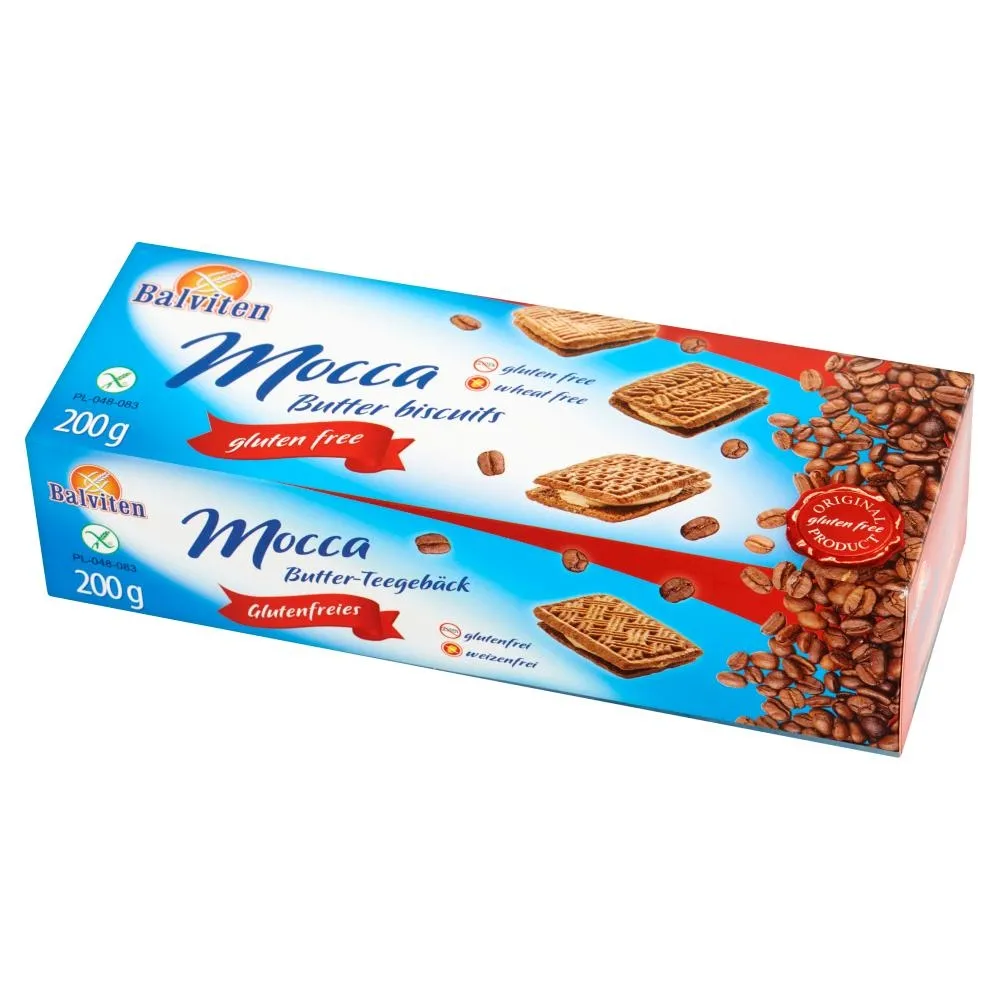 Balviten Herbatniki bezglutenowe mocca 200 g